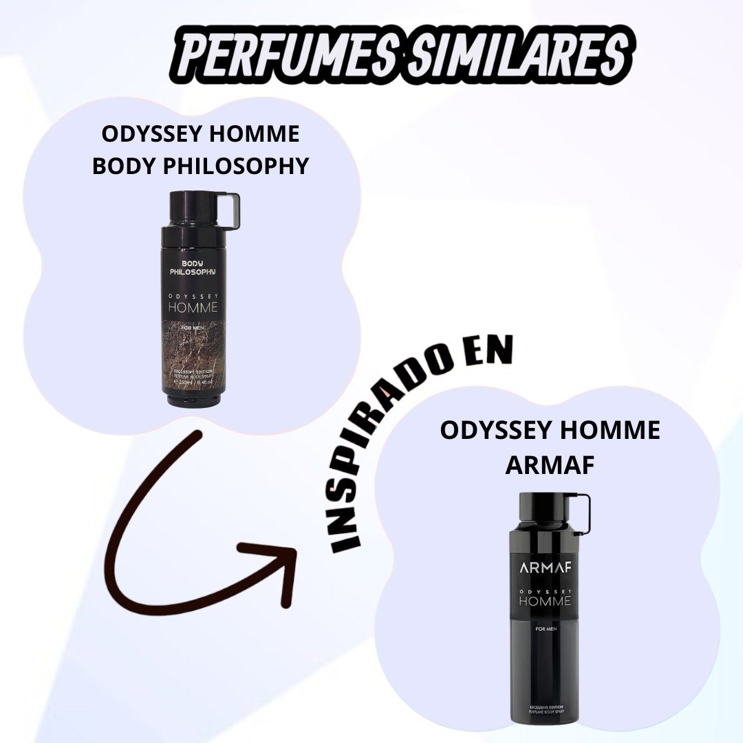 BODY SPRAY BODY PHILOSOPHY ODYSSEY HOMME 250ML (H) (AROMA SIMILAR A ARMAF ODYSSEY HOMME)