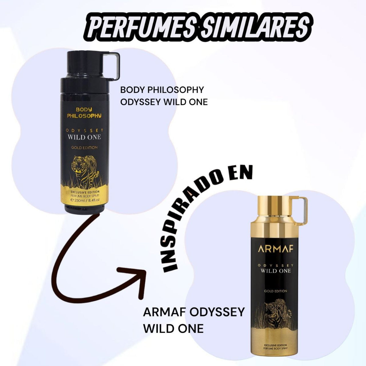 BODY SPRAY BODY PHILOSOPHY ODYSSEY WILD ONE GOLD 250ML (H) (DUPE ARMAF ODYSSEY WILD ONE)