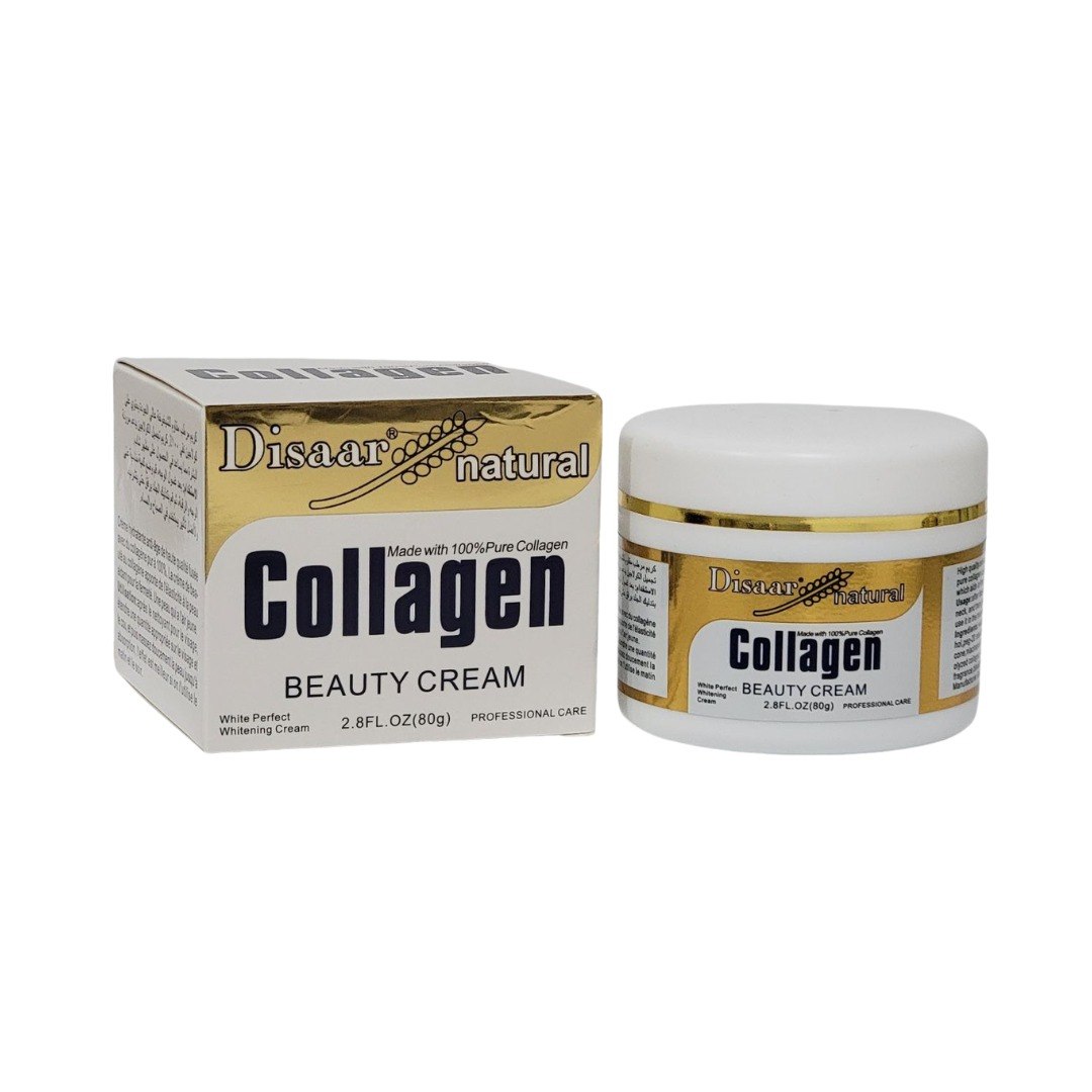 CREMA FACIAL HUMECTANTE ANTIENVEJECIMIENTO CON COLAGENO 100% PURO DISAAR 80G