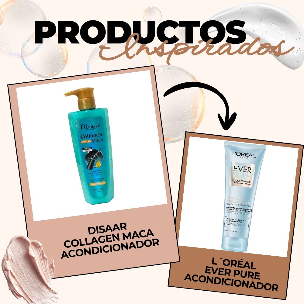 ACONDICIONADOR DE REPARACIÓN PROFUNDA PARA CABELLO DAÑADO CON COLAGENO Y MACA DISAAR 350G