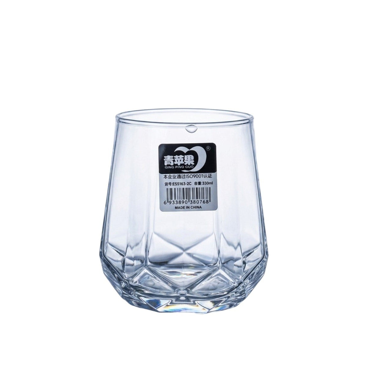 SET DE VASOS DE VIDRIO ELEGANTES 6PCS DELI GLASS