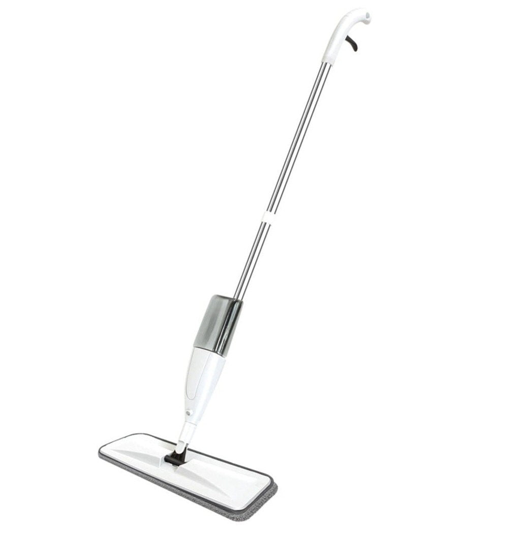 TRAPEADOR CON ROCIADOR INTEGRADO DE ESTRUCTURA METALIZA Y BASE DE MICROFIBRA AURORA 96CM
