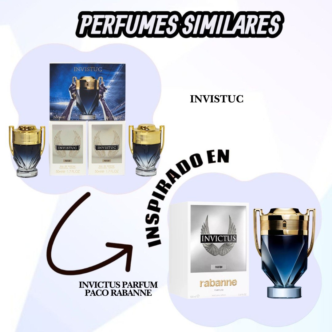 SET INVISTUC EDP 50MLX2 (H) (AROMA SIMILAR A PACO RABANNE INVICTUS PARFUM)