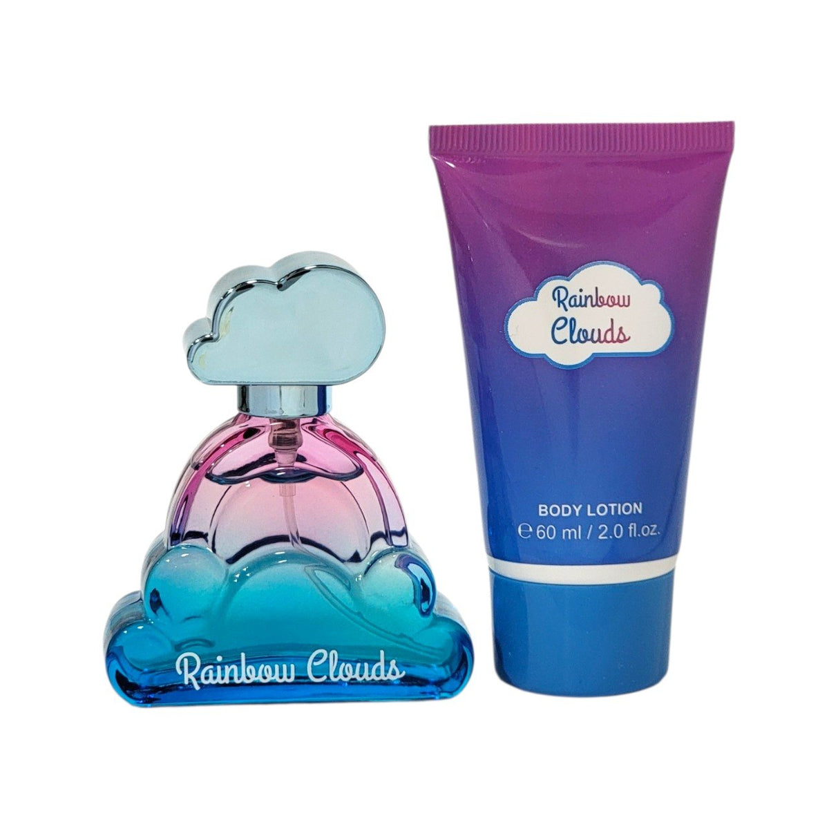 SET MYSTICAL RAINBOW CLOUD ROSE EDP 30ML CREMA CORPORAL 60ML (M) (AROMA SIMILAR A ARIANA GRANDE RAINBOW CLOUD)