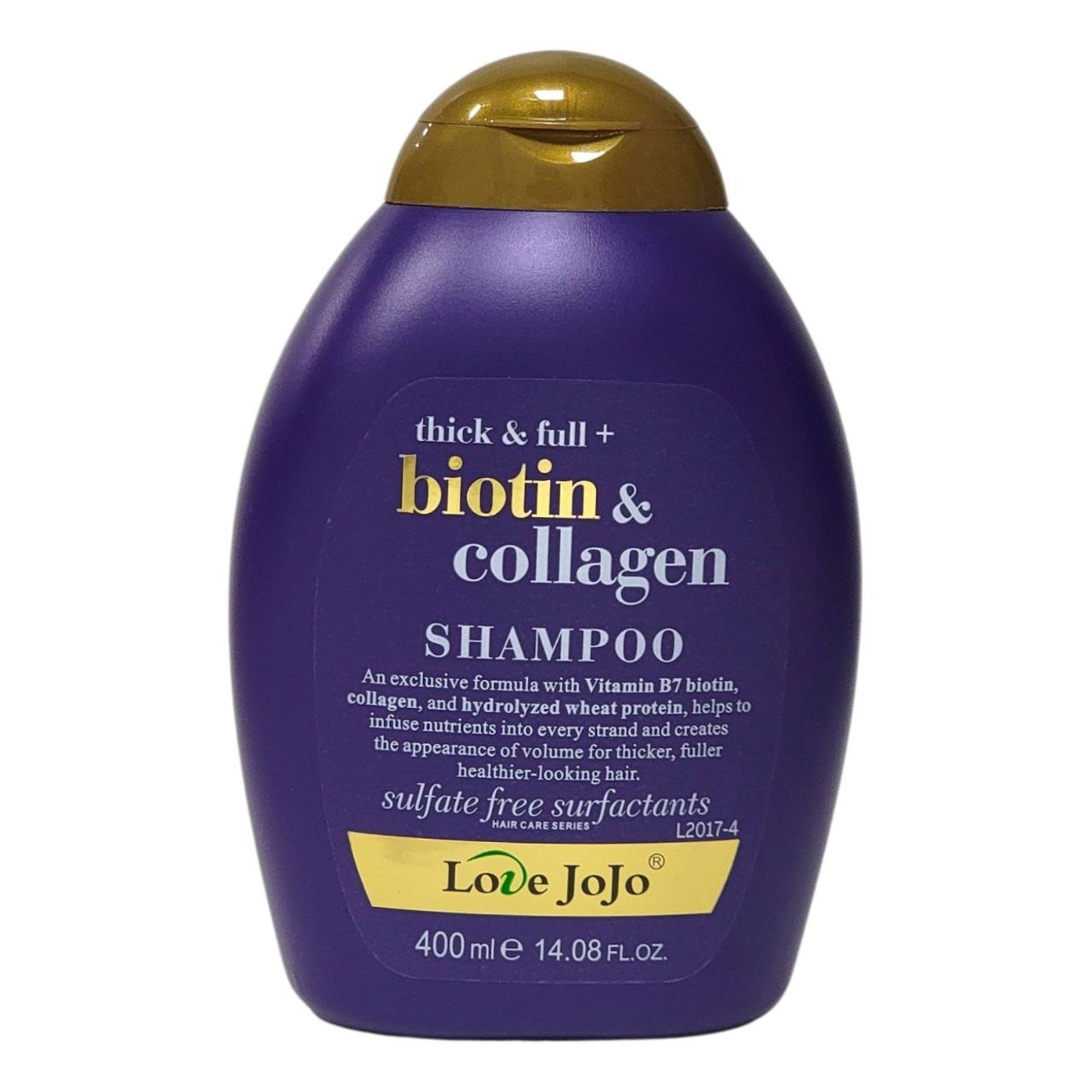 ACONDICIONADOR DE VOLUMEN Y ELASTICIDAD CON BIOTINA Y COLAGENO LOVE JOJO 400G