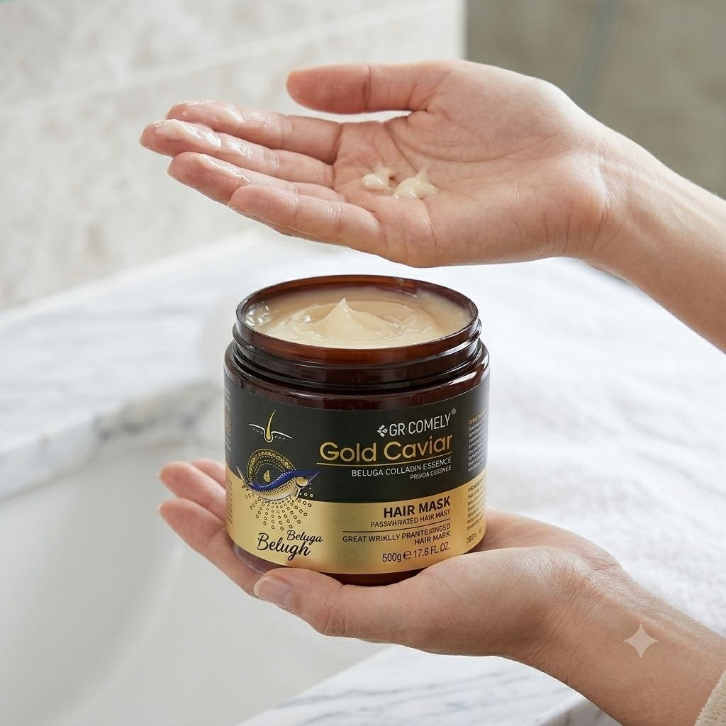 MASCARILLA PARA EL CABELLO DE NUTRICION PROFUNDA CON COLAGENO Y ACEITE DE MACADAMIA DR. COMELY 500G