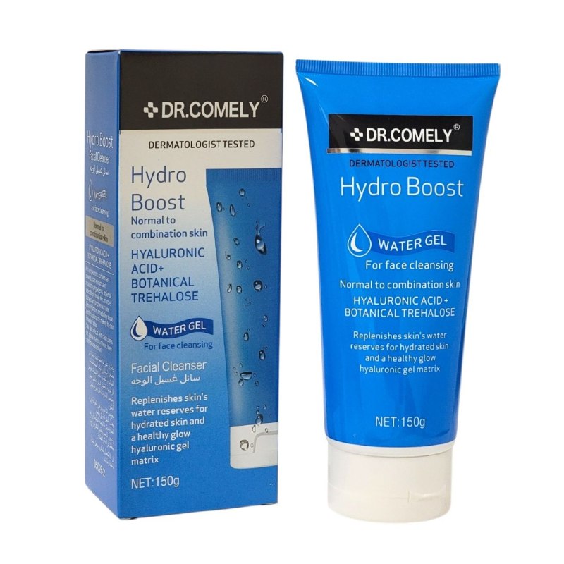 LIMPIADOR FACIAL LIQUIDO EN GEL HIDRATANTE CON ACIDO HIALURONIC DR. COMERLY 150G