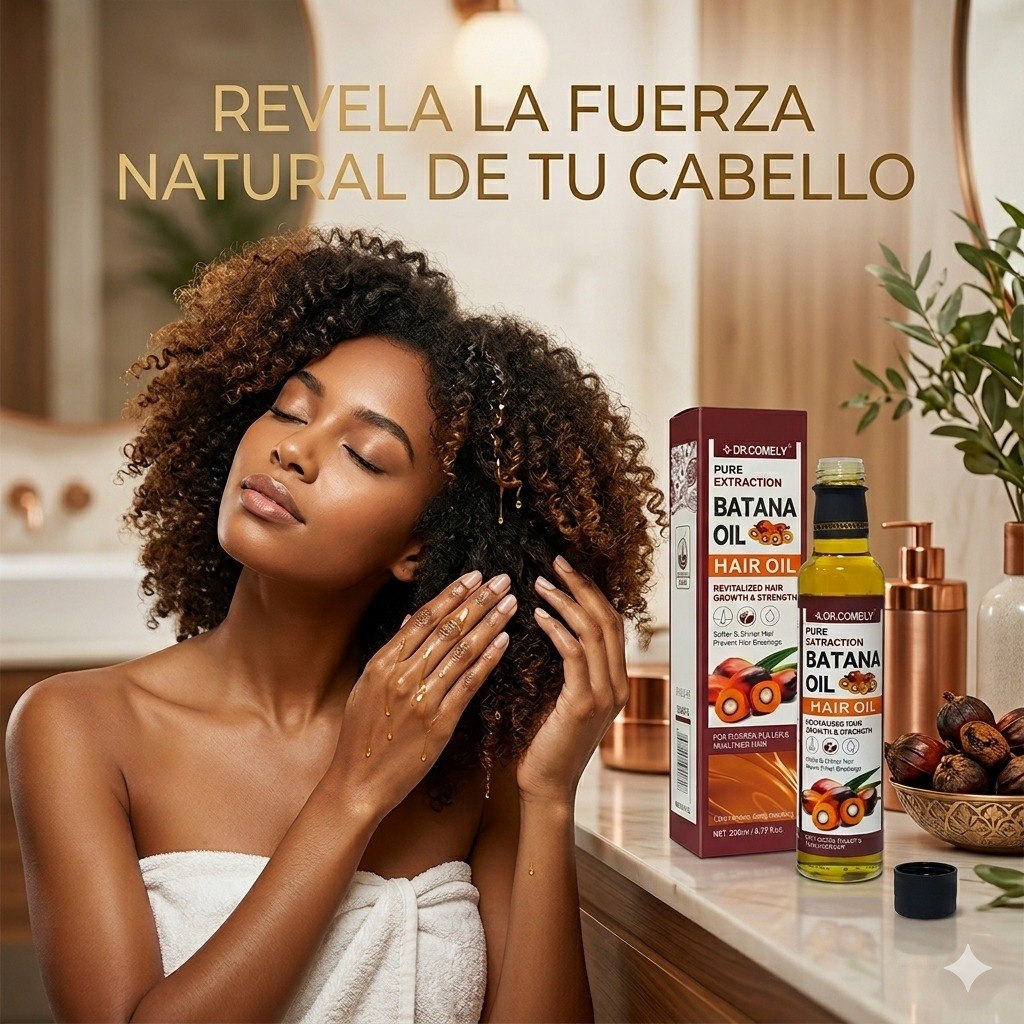 ACEITE PARA EL CABELLO DE BATANA PARA CRECIMIENTO Y GROSOR DR. COMELY 250ML