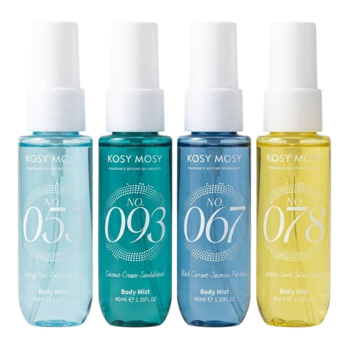 SET DE SPLASH KOSY MOSY SEA & SOL HARMONY 40MLX4 (M) (AROMA SIMILAR A SOL DE JANEIRO)