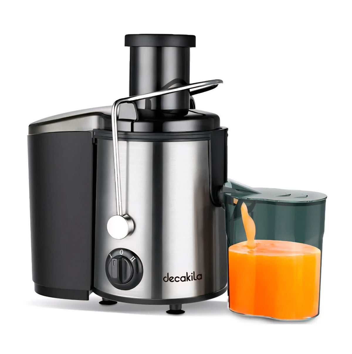EXTRACTOR DE JUGO DE ACERO INOXIDABLE POTENCIA 350W DECAKILA 0.8L