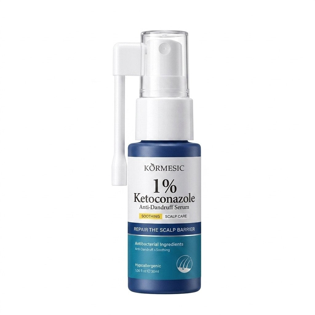 SUERO PARA EL CABELLO ANTISCASPA PURIFICANTE CON 1% KETOCONAZOL KORMESIC 30ML
