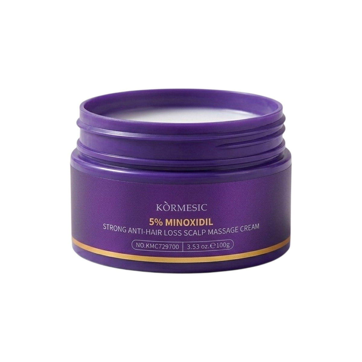 CREMA DE MASAJE CAPILAR ANTICAIDA CON 5% MINOXIDIL KORMESIC 100G