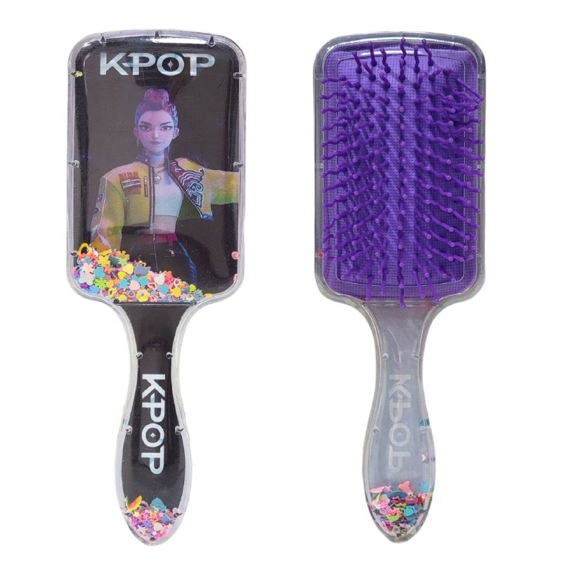 CEPILLO DESENREDANTE CON DISEÑO DE LAS GUERRERAS K-POP
