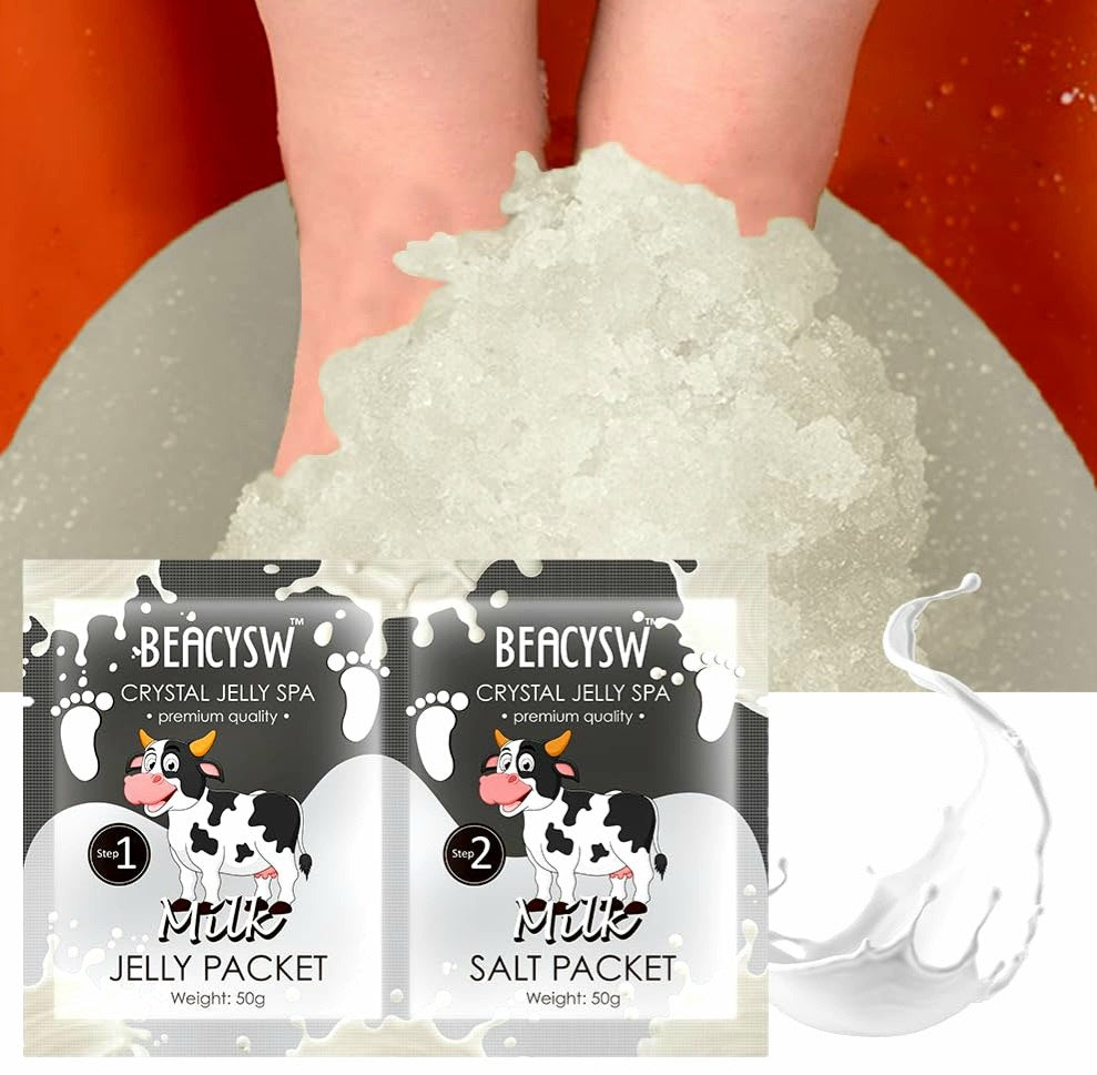 TRATAMIENTO TERAPEUTICO DE PEDICURA DE GELATINA Y SAL DE CRISTAL BEACYSW 50G