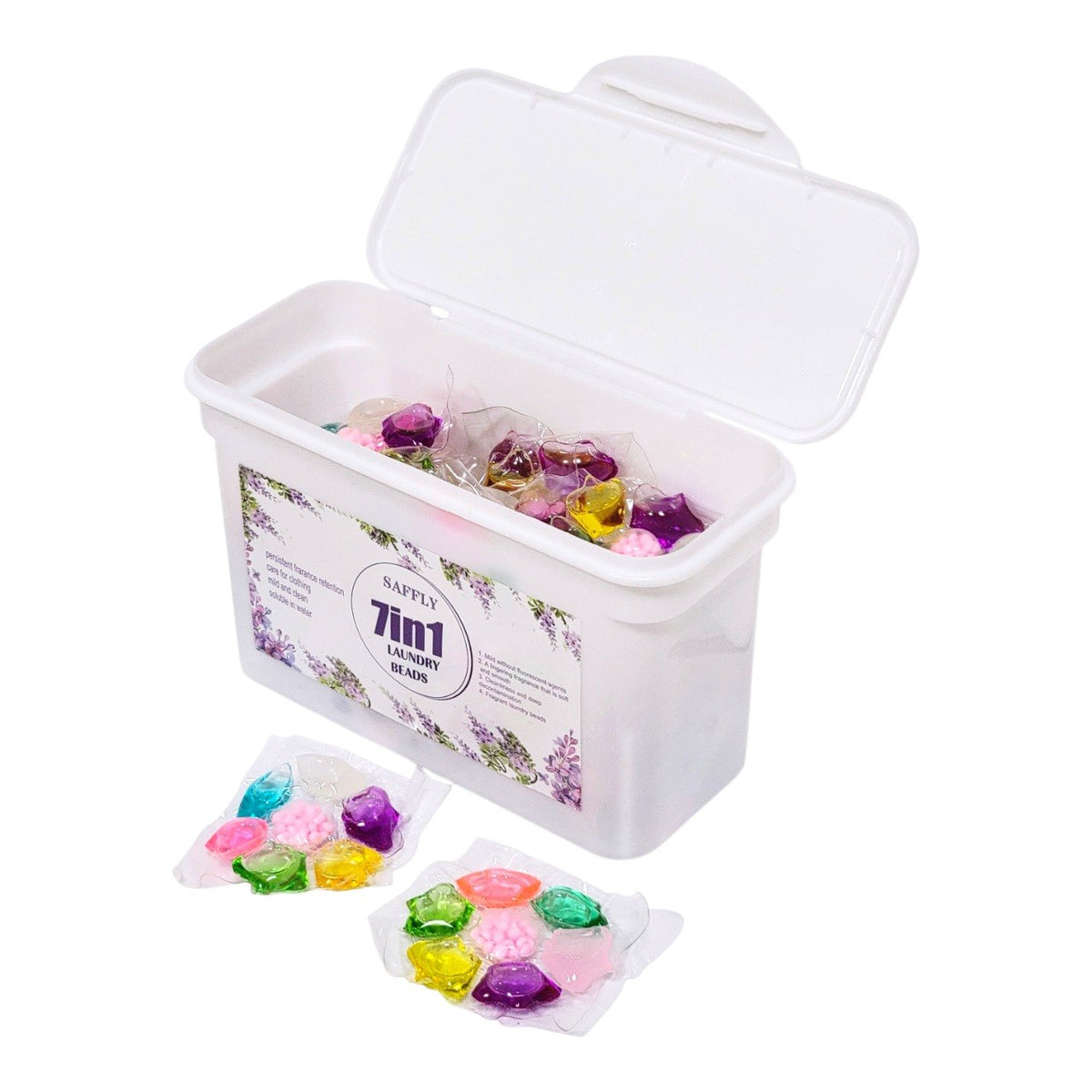 CAPSULAS DE DETERGENTE CONCENTRADO 7 EN 1 SAFFLY 30PCS