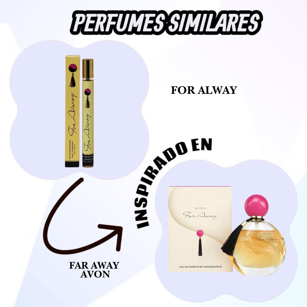 PERFUME EN TUBO PARA DAMA FOR ALWAY 13 EDP 35ML (M) (AROMA SIMILAR AVON FAR AWAY)