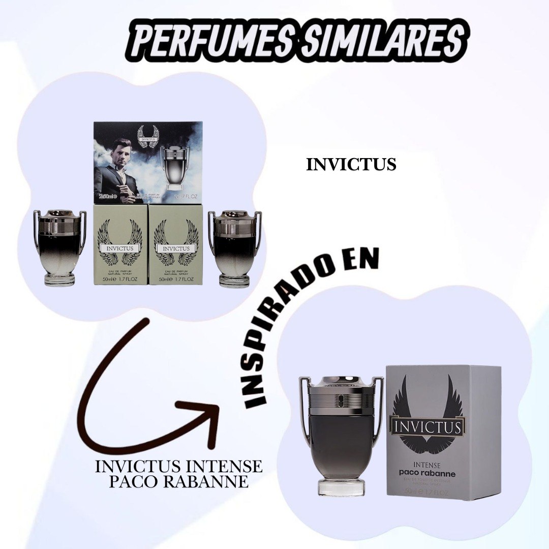 SET INVICTUS EDP 50MLX2 (H) (AROMA SIMILAR A PACO RABANNE INVICTUS INTENSE)