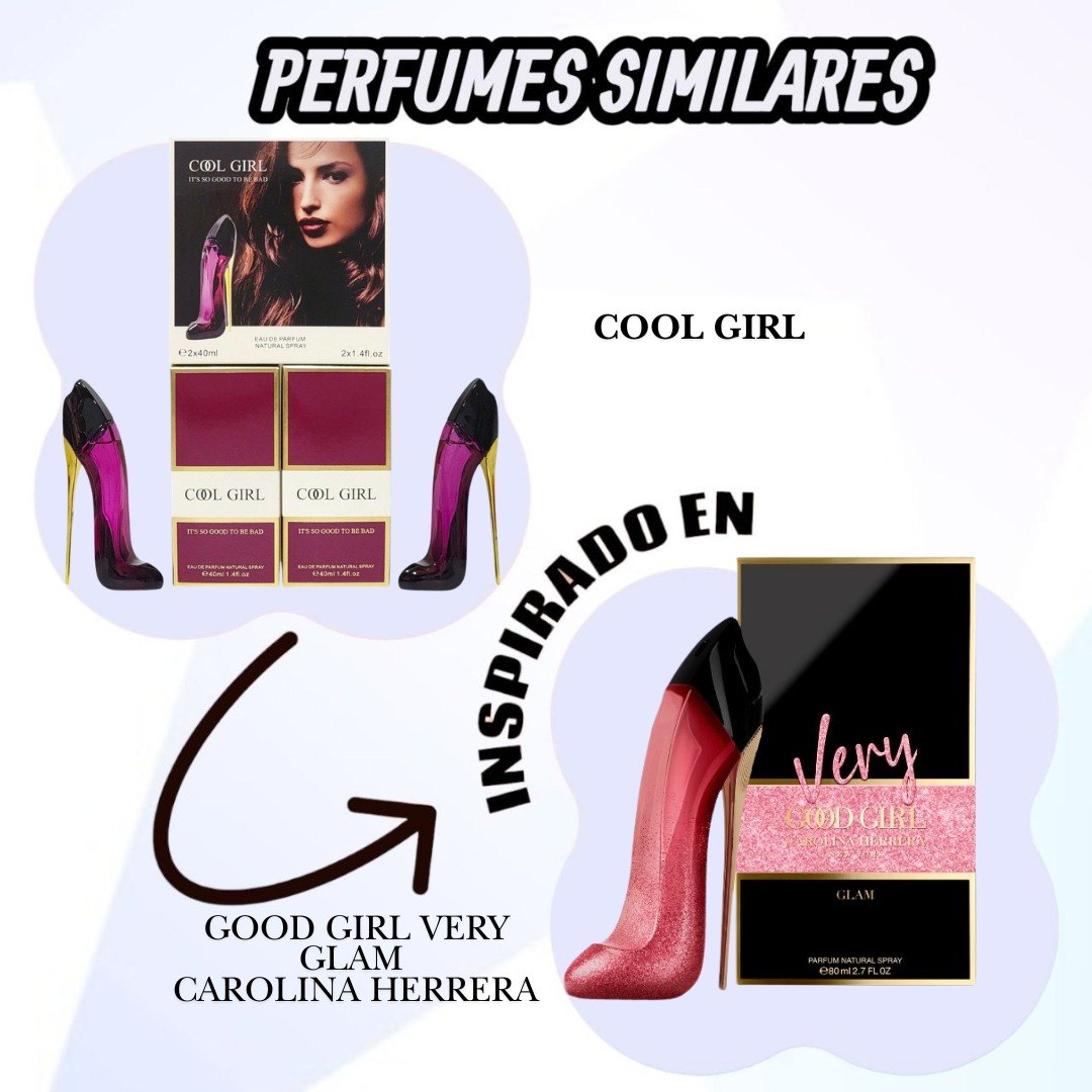 SET COOL GIRL ITS SO GOOD TO BE BAD EDP 40MLX2 (M) (AROMA SIMILAR A CAROLINA HERRERA GOOD GIRL VERY GLAM)