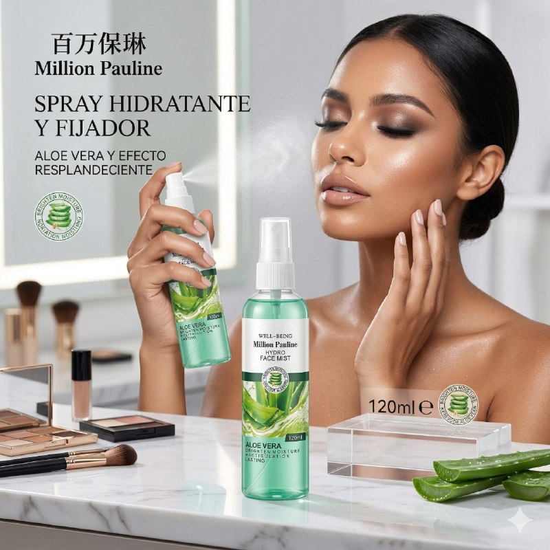 FIJADOR EN SPRAY HIDRATANTE CON EXTRACTO DE ALOE VERA 120ML