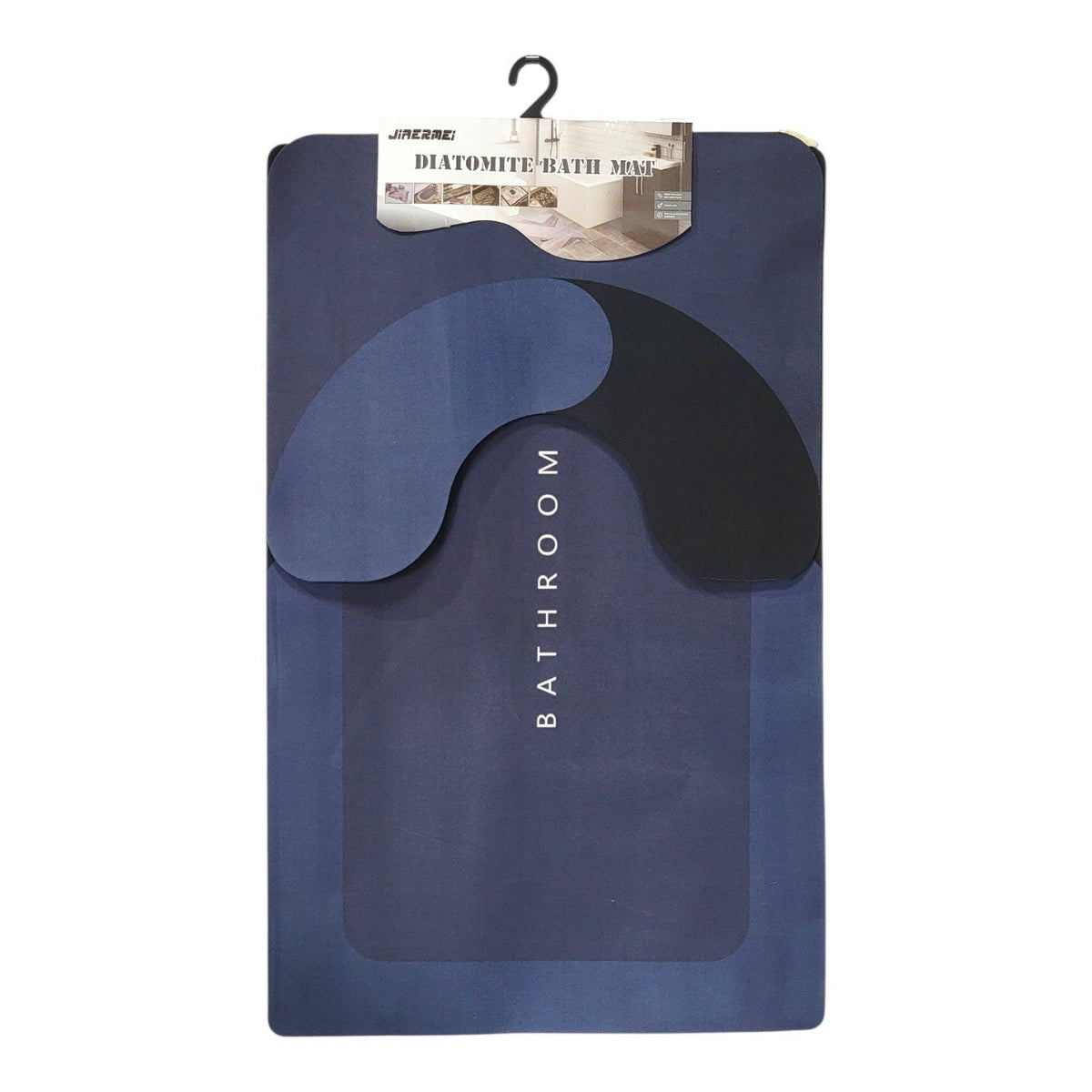 ALFOMBRA DE BAÑO ANTIDESLIZANTE DE DIATOMITA 2PCS JIAERMEI