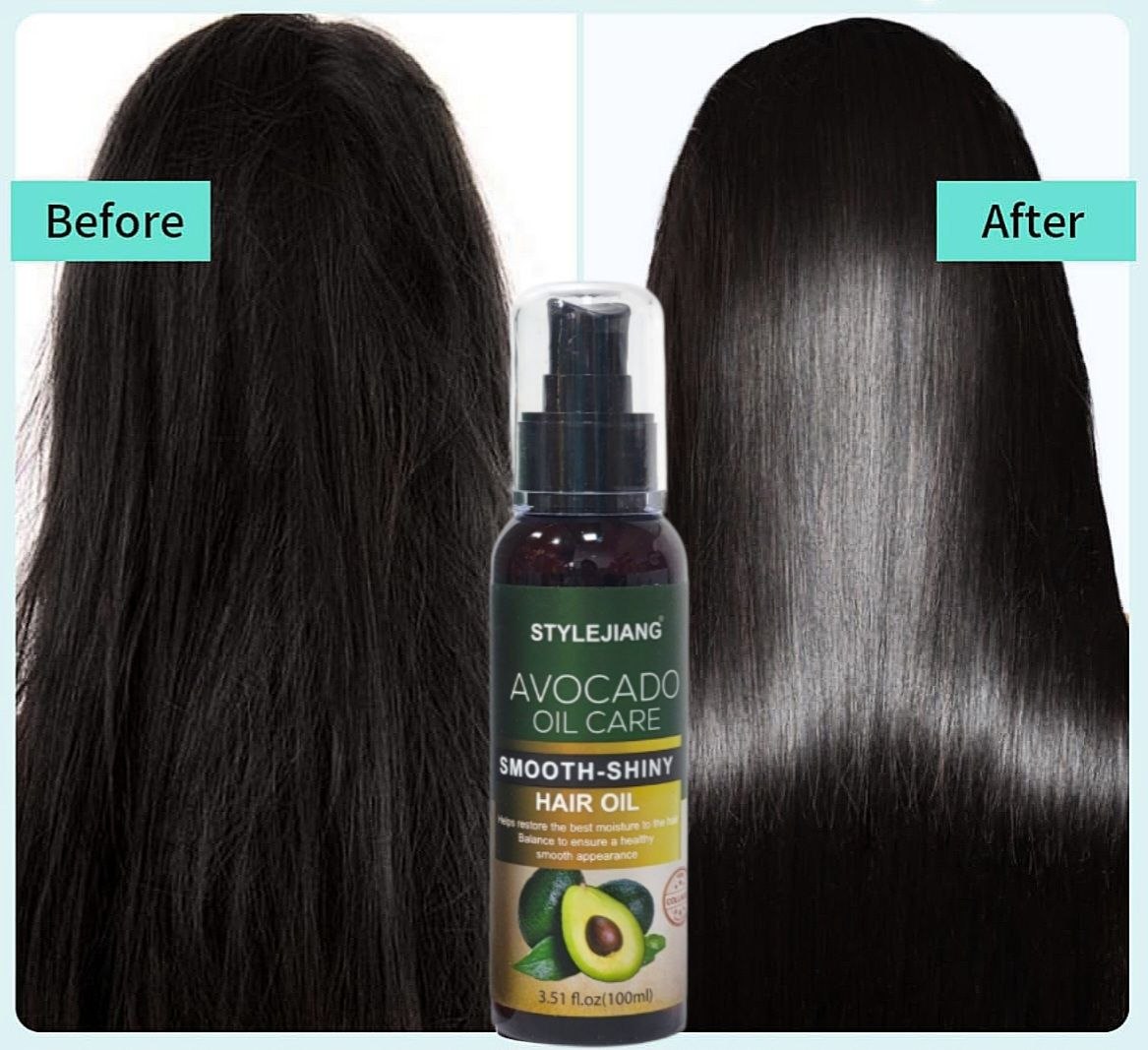 ACEITE PARA EL CABELLO DE AGUACATE HIDRATANTE Y RESTAURADOR STYLEJIANG 100ML