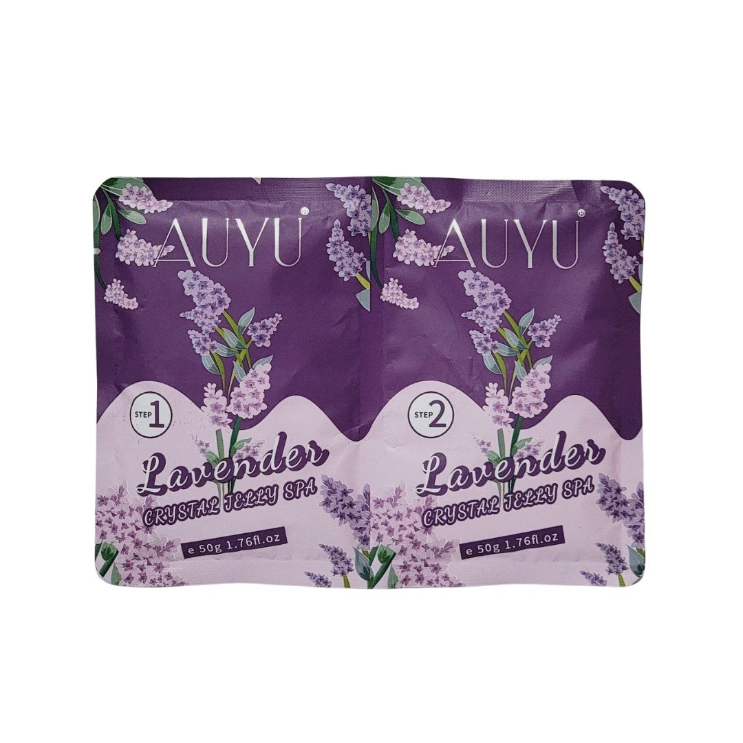 SET DE SPA PARA PEDICURA TERAPEUTICO AROMA A LAVANDA AUYU 50GX2