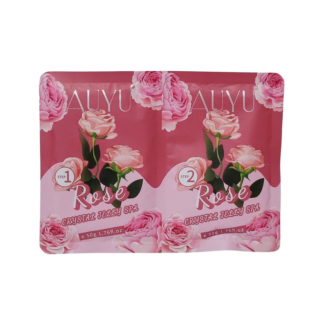 SET DE SPA PARA PEDICURA TERAPEUTICO AROMA ROSA AUYU 50GX2