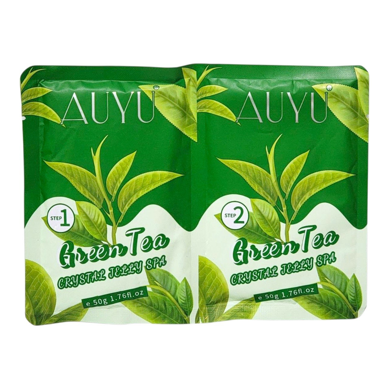 SET DE SPA PARA PEDICURA TERAPEUTICO AROMA A TÉ VERDE AUYU 50GX2