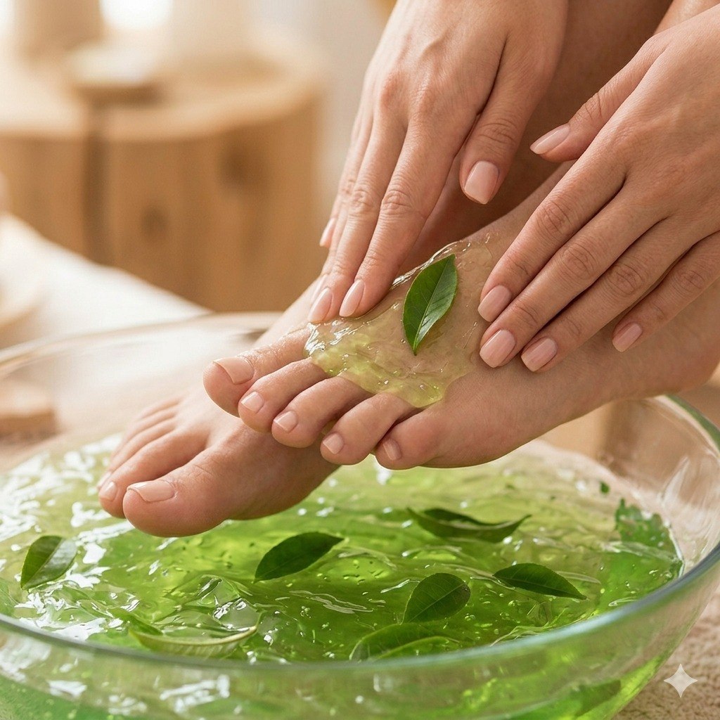 SET DE SPA PARA PEDICURA TERAPEUTICO AROMA A TÉ VERDE AUYU 50GX2