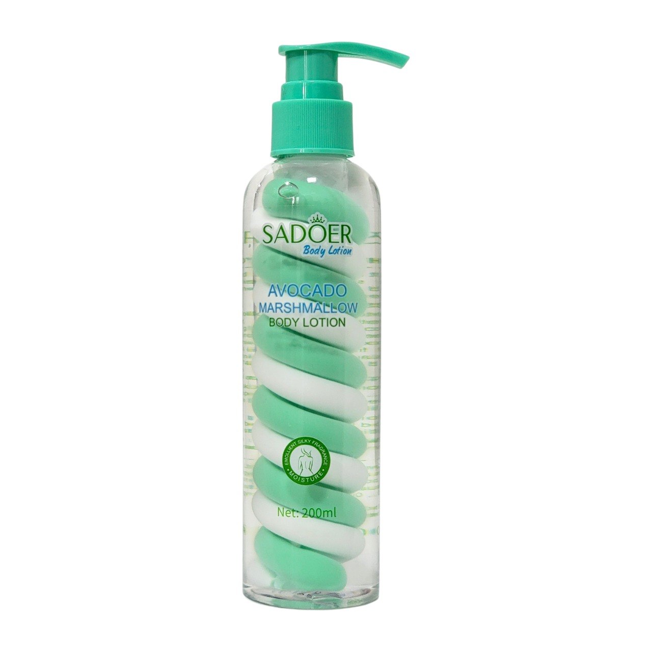 CREMA CORPORAL HIDRATANTE TEXTURA DE MALVAVISCO CON EXTRACTO DE AGUACATE SADOER 200ML