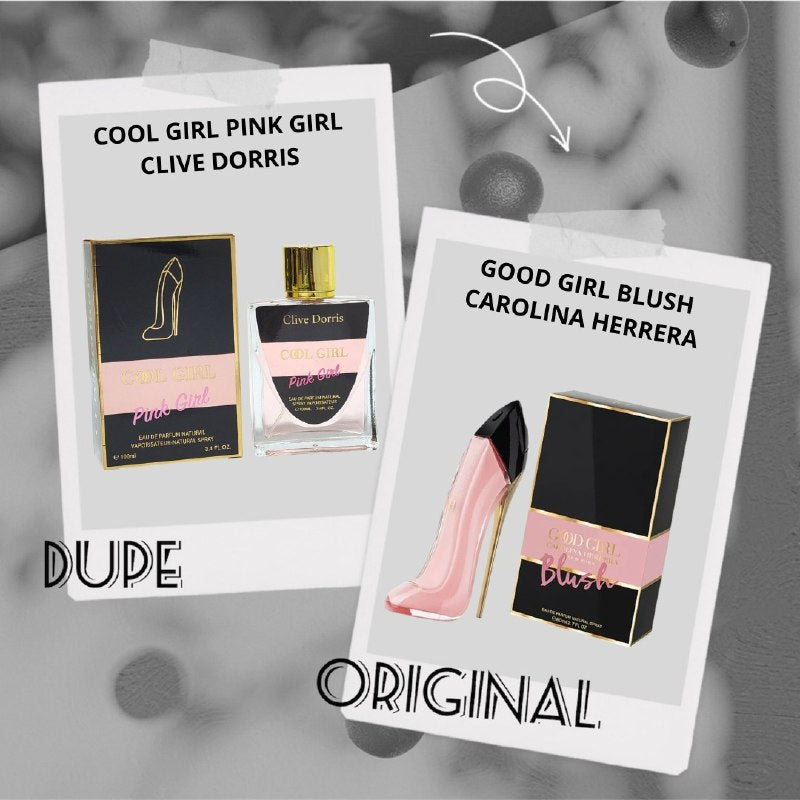 COOL GIRL PINK GIRL CLIVE DORRIS EDP 100ML (M) (AROMA SIMILAR CAROLINA HERRERA GOOD GIRL EDP)