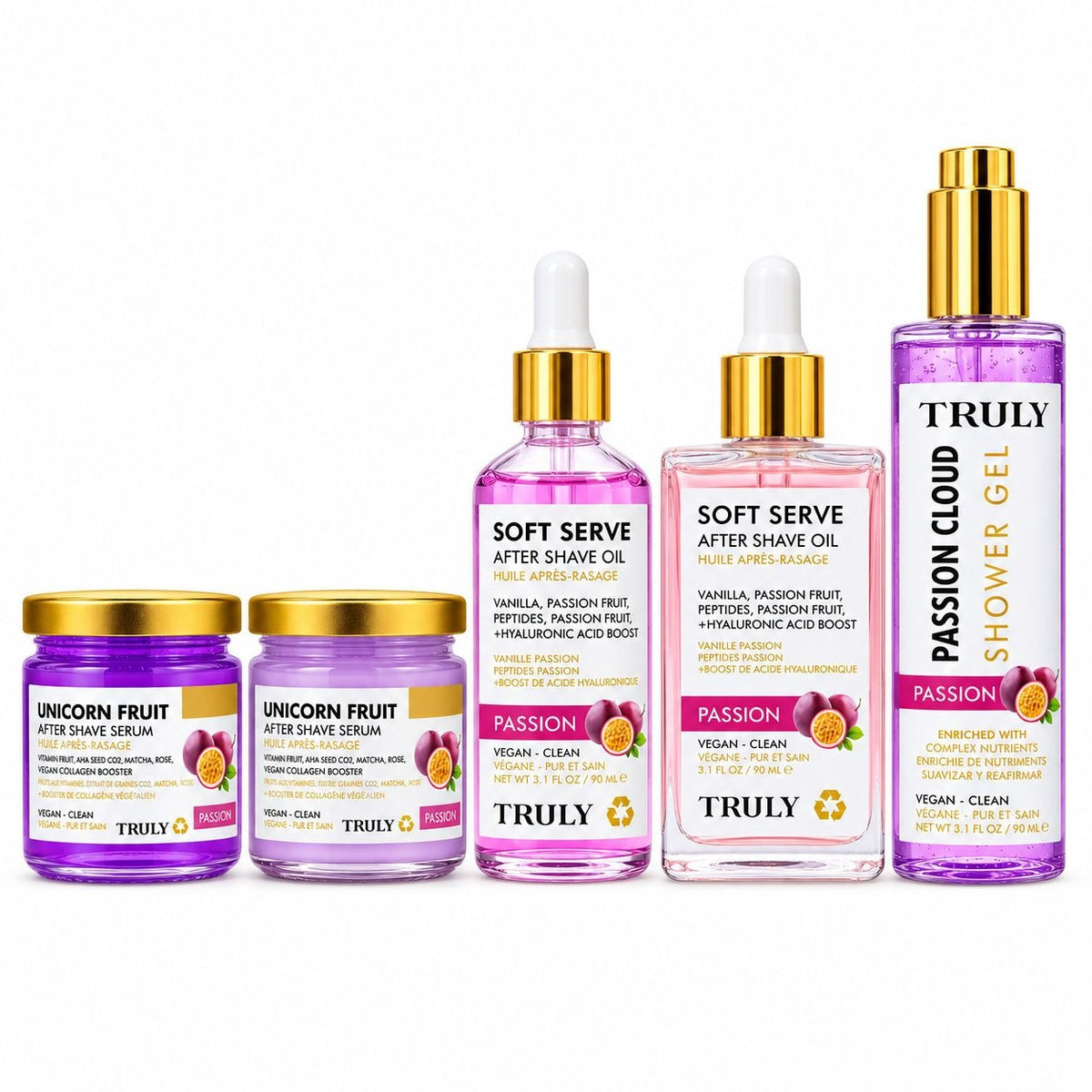 SET LIMPIAR, EXFOLIAR, HIDRATAR Y CUIDAR LA PIEL TRULY SMOOTH LEGEND SHAVE SET 5PCS 90ML (M)