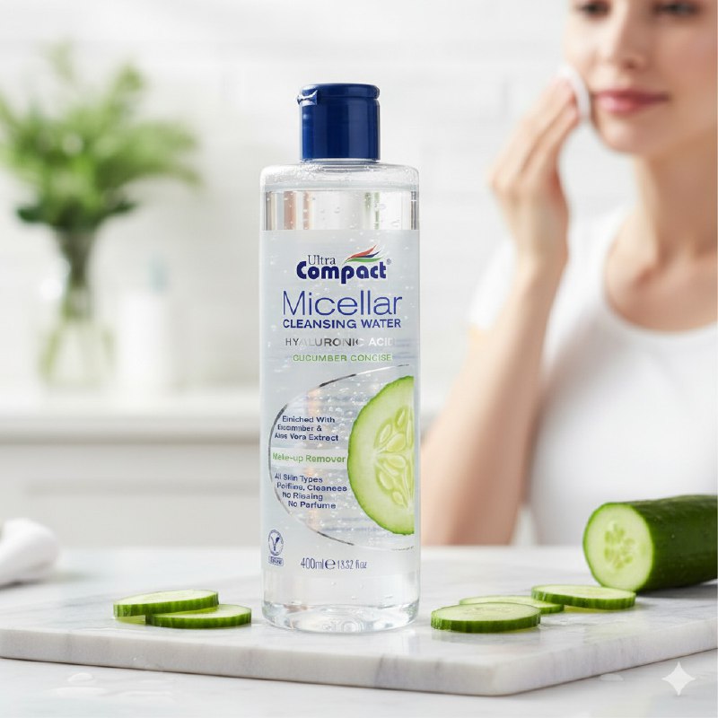 AGUA MICELAR LIMPIADORA ULTRA COMPACT 400ML