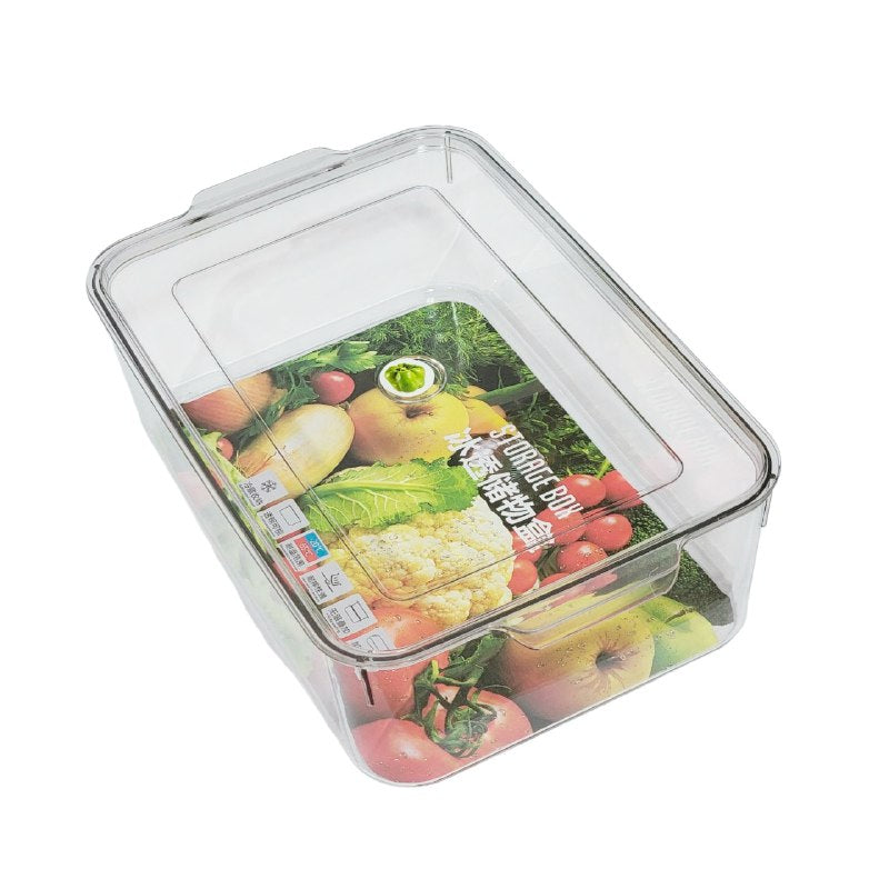 ORGANIZADOR RECIPIENTE DE ACRILICO TRNSPARENTE PARA ALIMENTOS STORAGE BOX 9X21X30CM