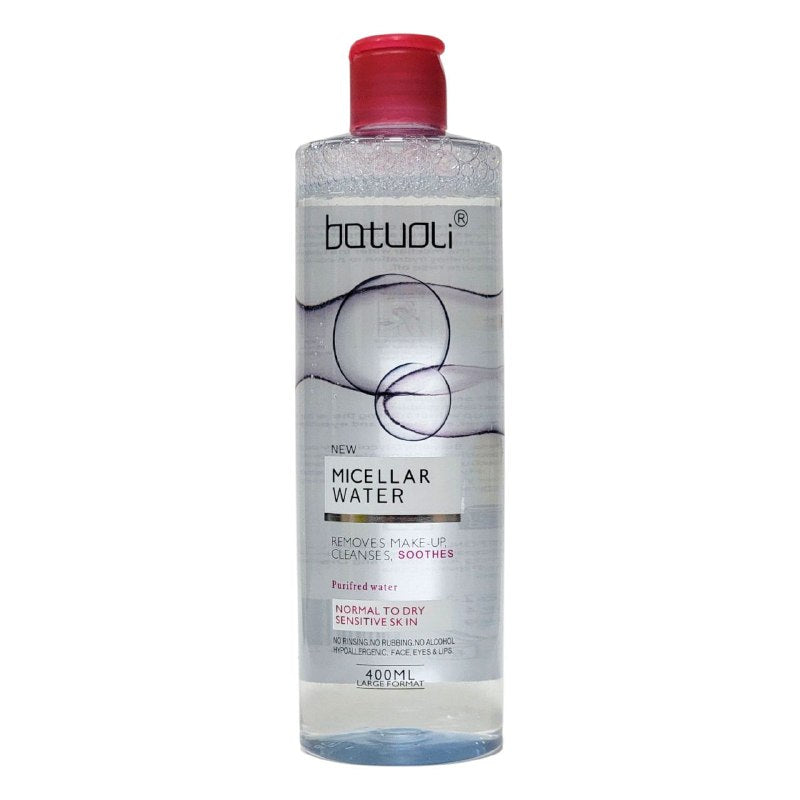 AGUA MICELAR DESMAQUILLANTE LIMPIA Y PURIFICA BATOULI 400ML (DUPE DE BIODERMA)