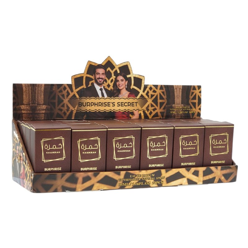 KHAMRAH BURPHRISE SECRET EDP 35ML (H) (AROMA SIMILAR LATTAFA KHAMRAH QAHWA)