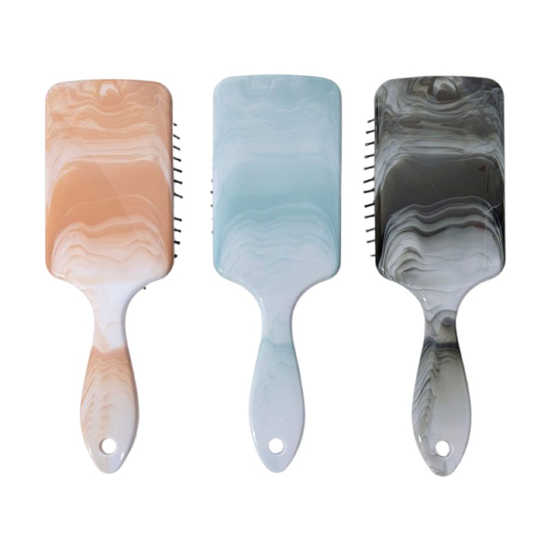 CEPILLO PARA EL CABELLO DESENREDANTE CON DISEÑO MARMOLEADO SUAVE EVOK