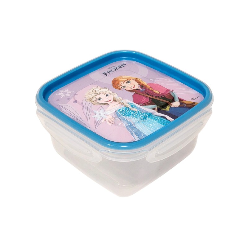 RECIPIENTE PANA PARA ALIMENTOS PARA NIÑAS CON DISEÑO DE FROZEN TAMAÑO MEDIANA