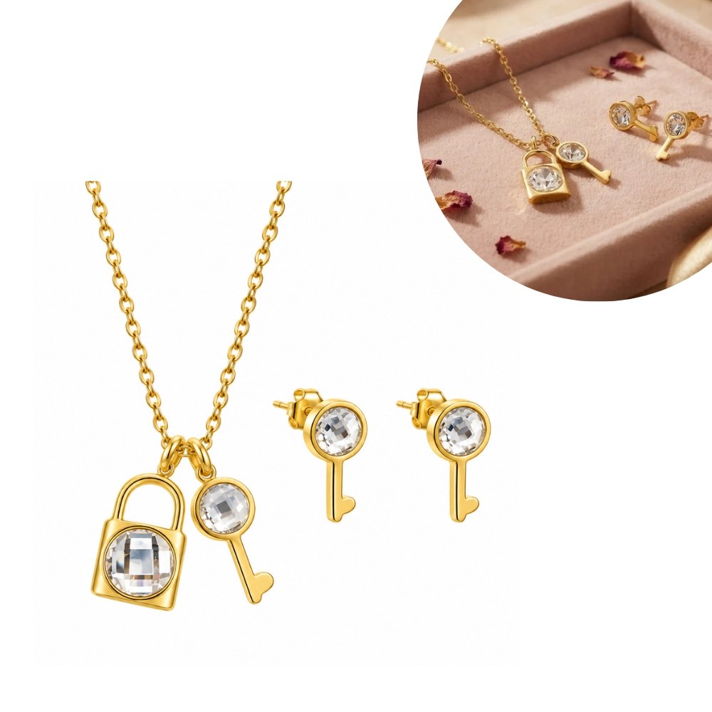 SET DE ENCHAPE STAINLESS STEEL PARA DAMA