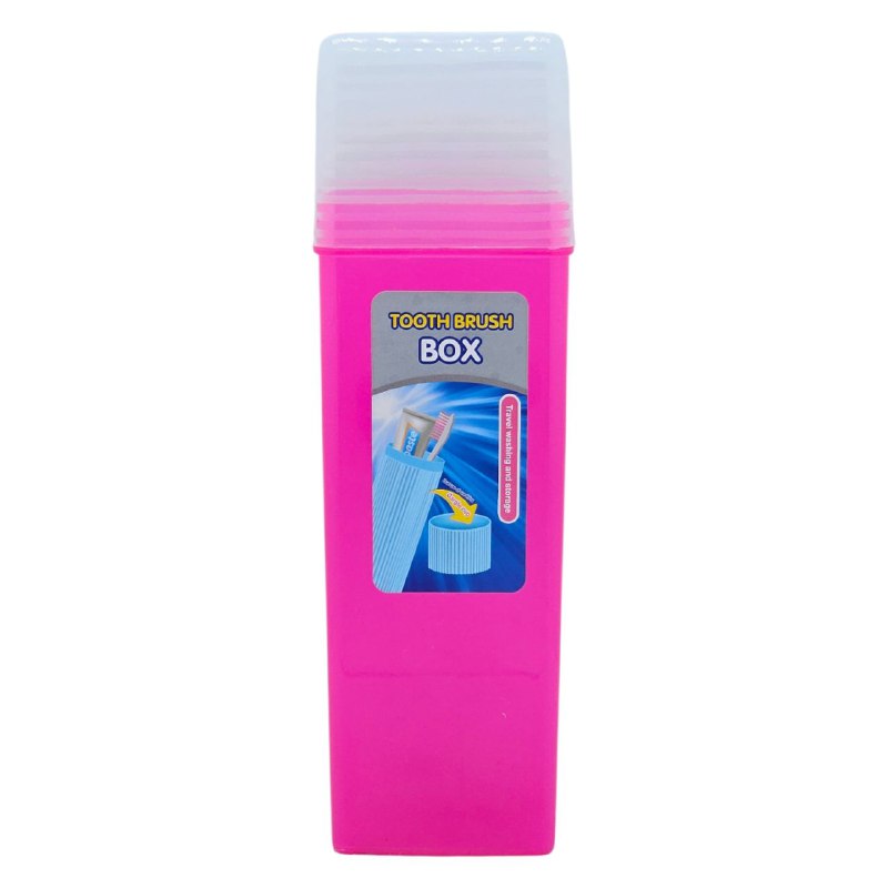 FUNDA ESTUCHE CUADRADO PORTATIL PARA CEPILLOS DE DIENTES TOOTH BRUSH BOX