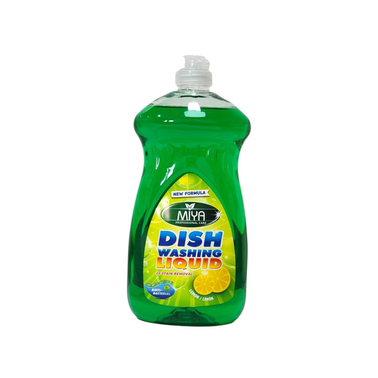 LIMPIADOR EN LÍQUIDO PARA LAVAR PLATOS CON EXTRACTO DE LIMON MIYA 750ML