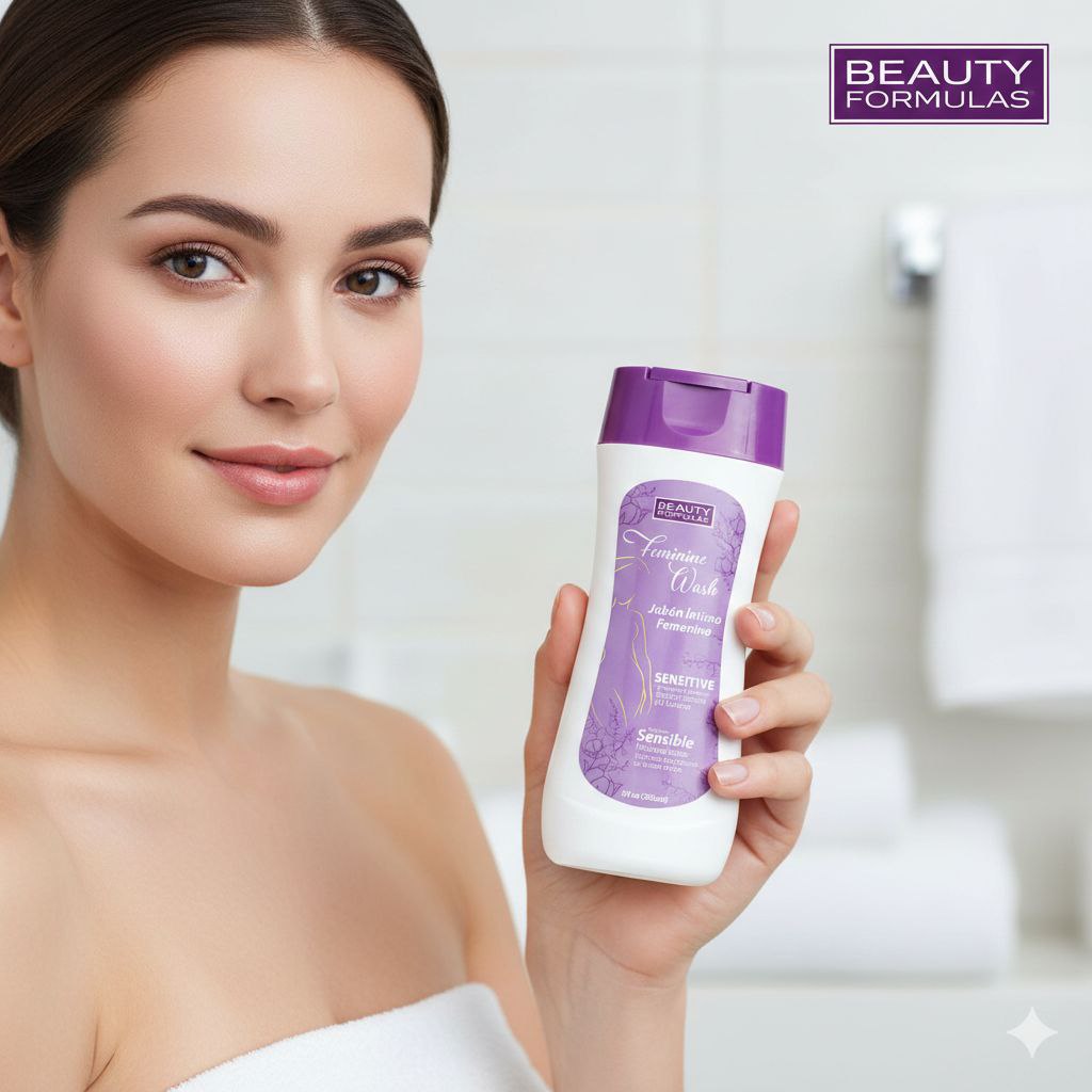 JABON INTIMO FEMENINO PARA PIELES SENSIBLES USO DIARIO BEAUTY FORMULAS 266ML