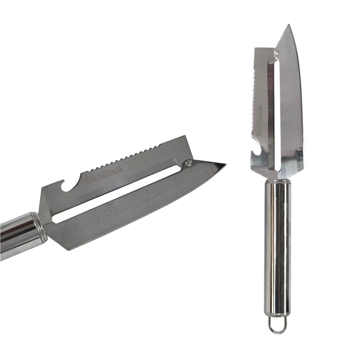 PELADOR MULTIFUNCIONAL DE ACERO INOXIDABLE EXCALIBUR 22CM