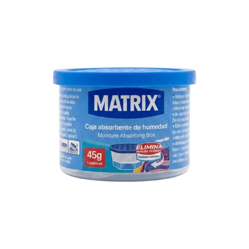 CAJA DESHUMIFICADORA ABSORBENTE DE HUMEDAD MATRIX 45G