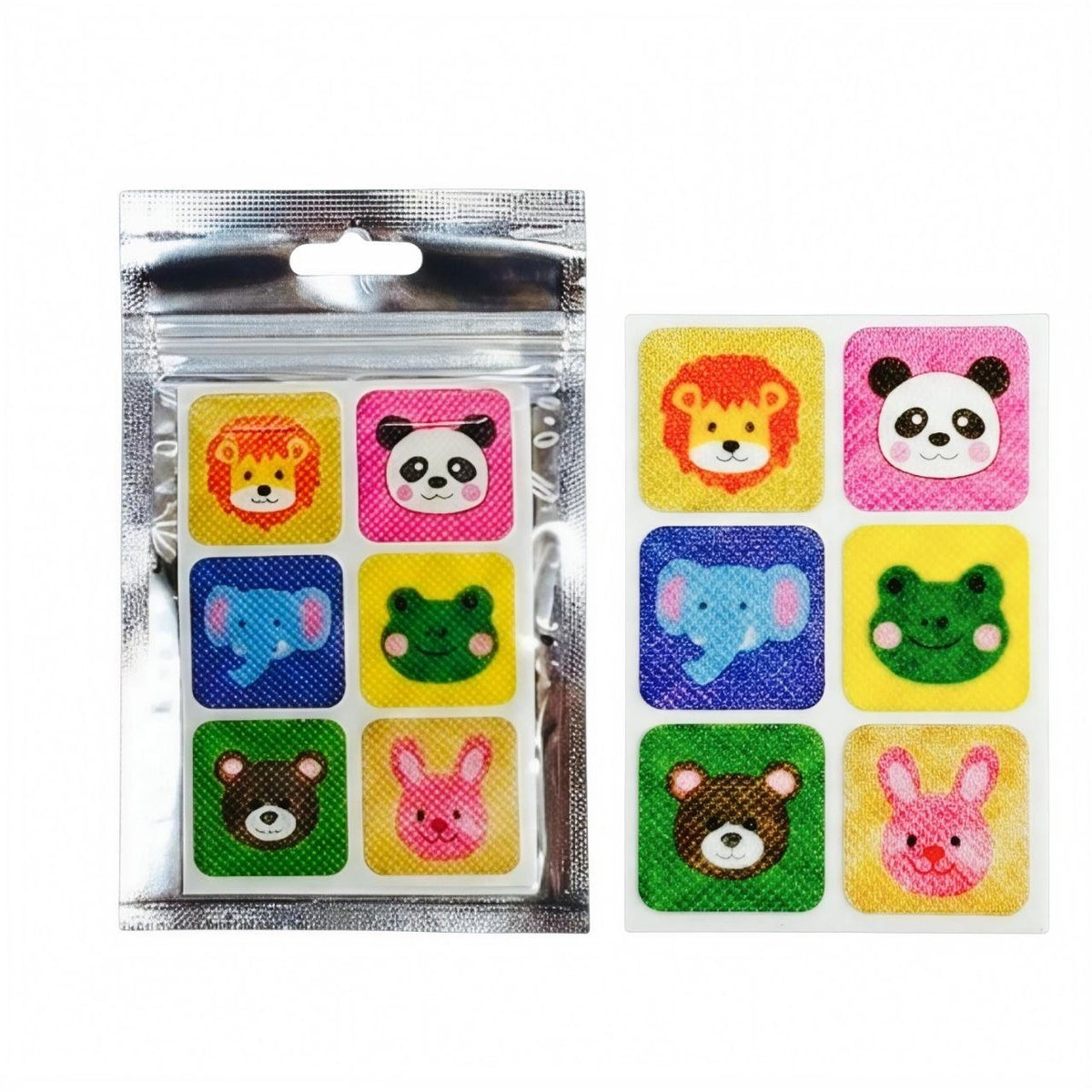 PARCHES REPELENTES DE MOSQUITOS DE CITRONELA CON DISEÑOS DE ANIMALES 36PCS GENIAL