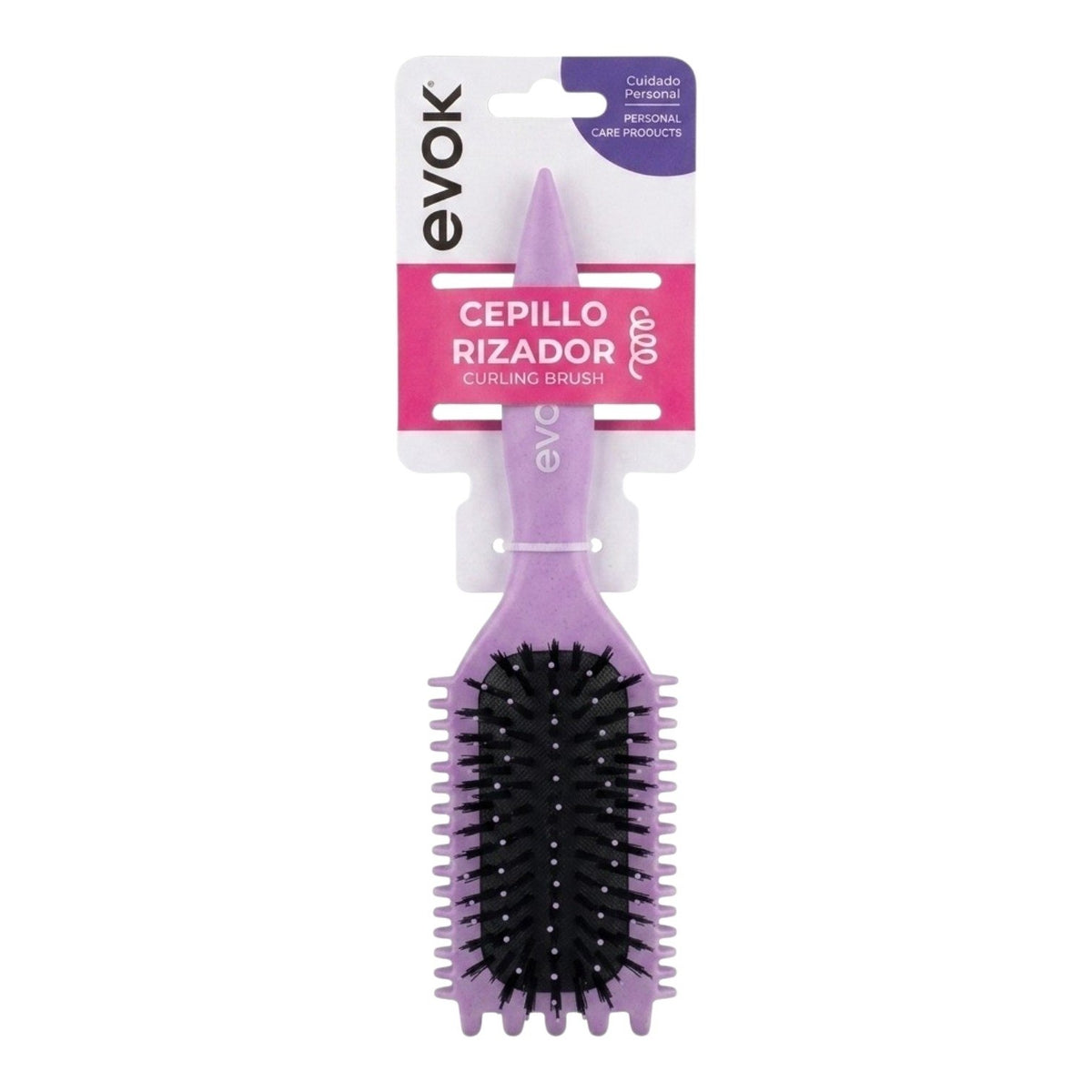 CEPILLO RIZADOR DE CABELLO MOLDEADOR PARA VOLUMEN EVOK 21CM