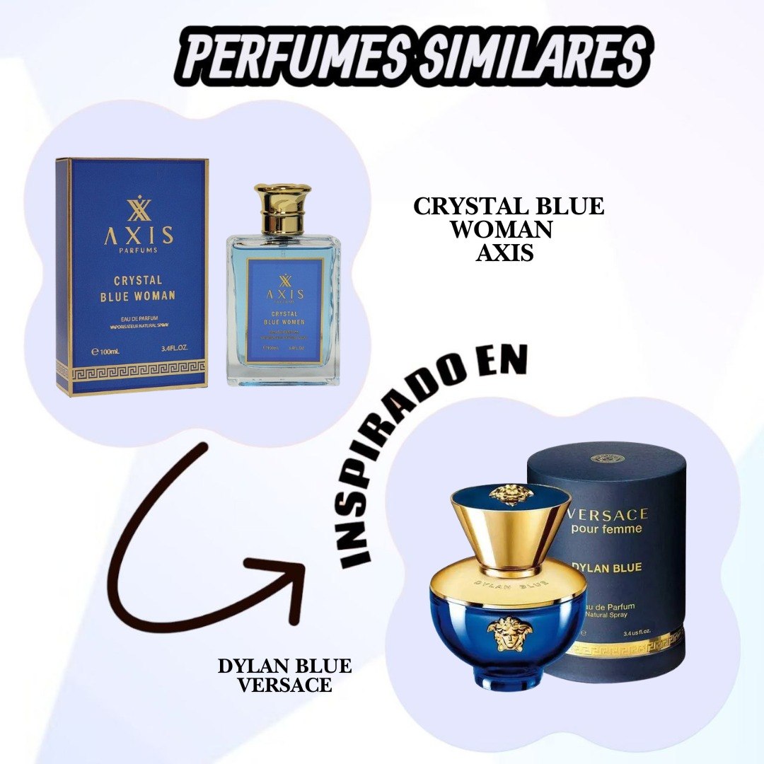 AXIS PARFUMS CRYSTAL BLUE WOMAN EDP 100ML (M) (AROMA SIMILAR VERSACE DYLAN BLUE)