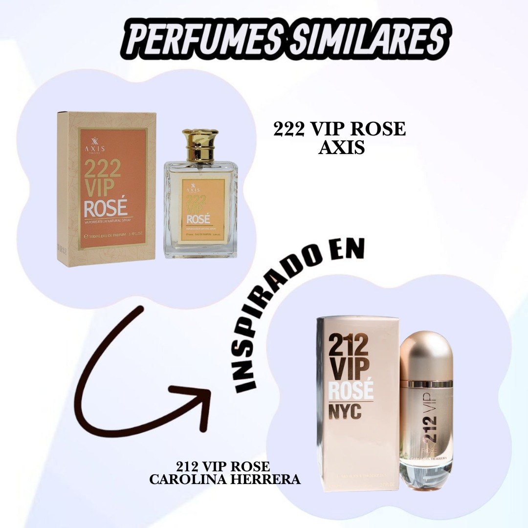 AXIS PARFUMS 222 VIP ROSE EDP 100ML (M) (AROMA SIMILAR CAROLINA HERRERA 212 VIP ROSE NYC)