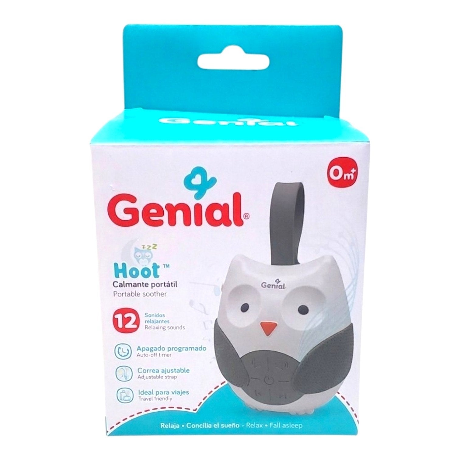 MAQUINA CALMANTE DE SONIDO BLANCO PORTATIL PARA BEBES GENIAL