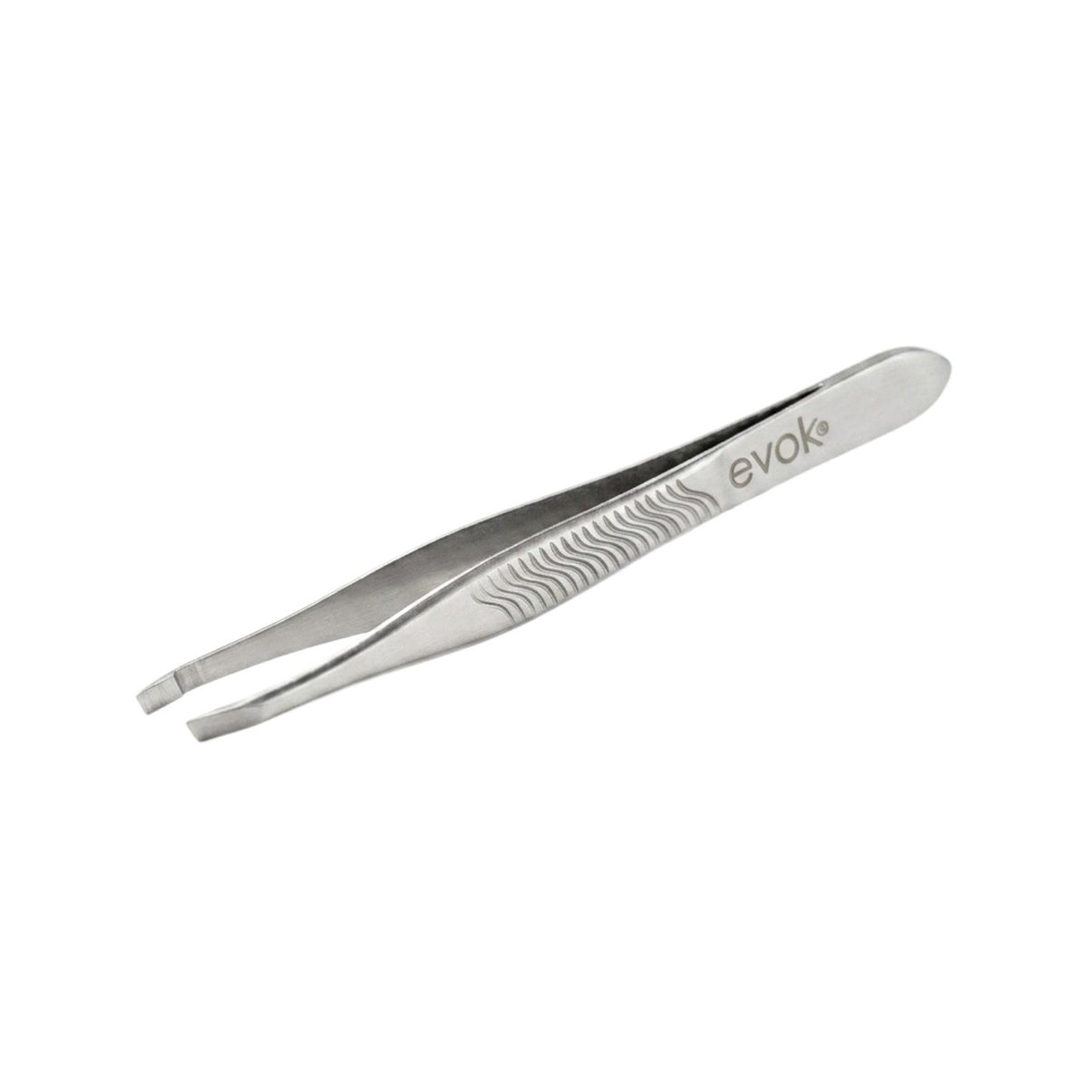 PINZA PARA CEJAS DE PRECISION PUNTA RECTA EVOK 9.5X1CM